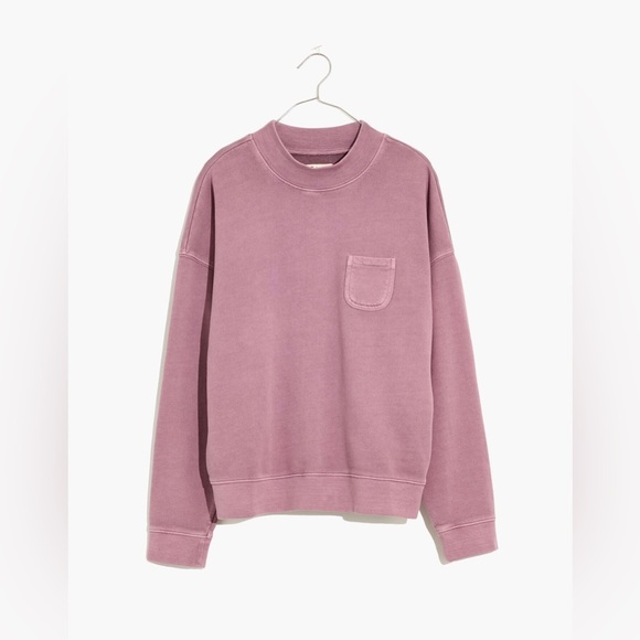 Madewell Garment-Dyed (Re)sourced Cotton Studio Mockneck Sweatshirt - Picture 2 of 9